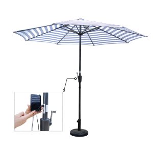 CHINEE New Design Universal Solar Beach Umbrella with Charger USB