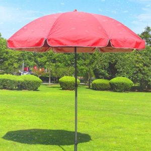 CHINEE OEM Custom Logo Outdoor Patio Windbreak Sunshade Blue Beach Promotion Large Size Sunshade Custom Advertising Umbrella