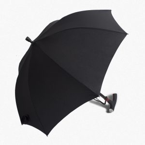 CHINEE Old People Multifunctional Safe Walking Stick UV Protection Alarm Flashlight Mountaineering Crutch Smart Umbrella
