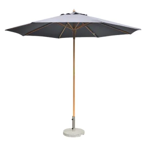 CHINEE Outdoor Patio Umbrella With High Quality Wood Great For Shade Garden Gatherings And Rel