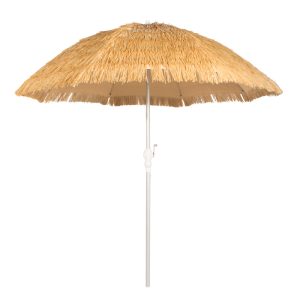 CHINEE Poolside Tiki Synthetic Thatch Grass Rice Beach Outdoor Bamboo Bali Umbrellas