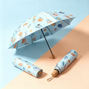 CHINEE Promotion 3 Folding Mini Umbrella Custom Logo Print Promotional Custom Branded Fold Umbrellas with Logo