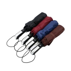 CHINEE Promotional 3 Folding UV Automatic Umbrella Customized Red Print Personalized Umbrella