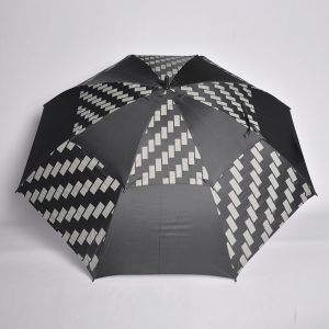 CHINEE Rain Gear Customizable Double Layer Classic Style Straight Umbrella Semi Automatic Business Golf Umbrella