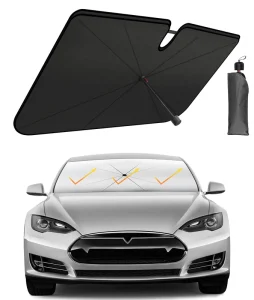 CHINEE Retractable Anti UV Protection Car Umbrella Foldable Front Window Windshield Sun Shade Sunshade Umbrella for Car