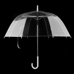 CHINEE Transparent Provide Dome Transparent Automatic Umbrella Material