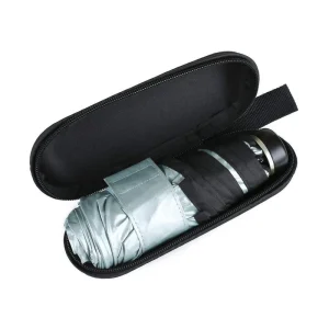 CHINEE Travel Mini (6.7″) Ultralight(7.4oz) Open Diameter(38.6″) Compact UV Umbrella with Gift Case for Women Purse Handbag
