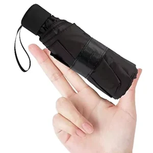 CHINEE Travel Portable Pocket Mini Umbrellas Manual Compact Custom UV Windproof Protection 5 Fold Umbrella
