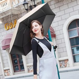 CHINEE UV Production Sunscreen Umbrellas With Case Lady Mini Capsule Umbrella Girls Portable Pocket 5 Folding Umbrella