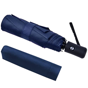 CHINEE Waterproof 21 Inch Automatic 3 Folding Umbrella 8 Ribs Golf Type Made from 190T Pongee Material