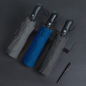 CHINEE Waterproof Windproof 12 Ribs Automatic Large 3 Fold Business Umbrella for Man Women
