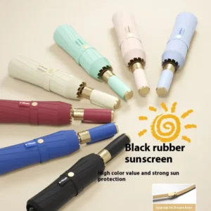 10 Bone Classic Fully Automatic Aluminum Alloy Travel Sunscreen Umbrella Men Women 70% Sun Protection Custom Business Printing