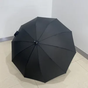 10K Straight Auto-Open Umbrella Wood Handle