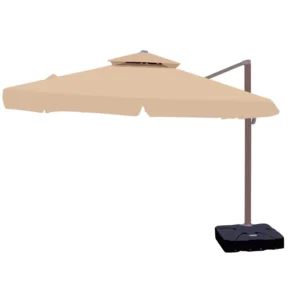 10ft Outdoor Banana Patio Garden Parasol