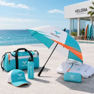 113cm Diameter 14mm Fiberglass Frame Windproof 75mph Manual Open Sports Style Custom Straight Umbrella