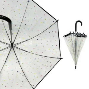 1140 Umbrella Factory Transparent POE Bubble 8K Alloy Ribs Dome Shape Auto Open Custom Logo Print Gift Umbrella Adults 97cm