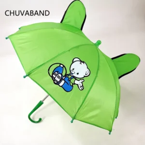 12 Inch 8K 30 CM Children’s Cartoon Printed Umbrella Animal Ear Craft School Decoration Mini Toy Logo Customizable