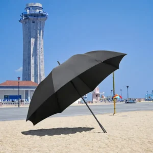 122cm Heavy Duty Golf Umbrella with Long Straight Handle Auto Open Semi-Automatic Windproof Waterproof Storm Protection