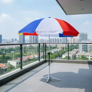 130 140cm Wind Vent Outdoor Sun Umbrella Commercial Grade Double Ribs Waterproof UPF50+ UV Block Camping Beach Parasol