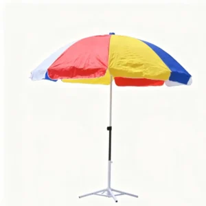 130cm 140cm Ventilated Outdoor Umbrella Double Ribs Wind Vent UV Block Beach Sun Parasol