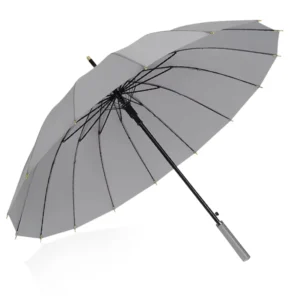16-Rib Large Straight Umbrella for Women