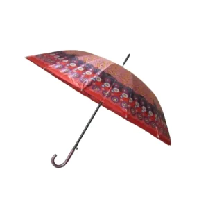 16-Rib Satin Fabric Straight Umbrella