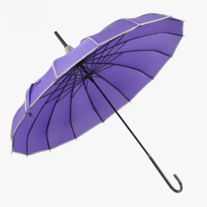16K Manual Control Decorative Pagoda Stick Umbrella 190T Parasol for Weddings and Show Activities Straight Umbrella