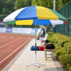 170cm Radius Commercial Sun Umbrella Rust Proof Galvanized Pole Outdoor Garden Beach Yard Parasol Shade Canopy