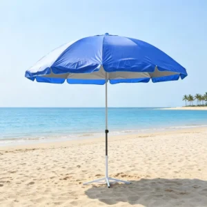 170cm Tropical Double-Layer UV-Blocking Waterproof Outdoor Beach Pool Umbrella with Reinforced Thick Ribs