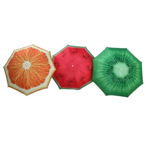 180cm UV50 Fruit Design Watermelon Kiwi Sunflower Beach Umbrella