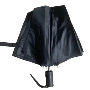 19 Inch 8 Panel Automatic Open Control Customized Printing Logo Plastic Handle 2 Fold Umbrella Rainy Day Mini Pocket Umbrellas