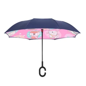 19 Inch Cartoon Character Children Umbrella for Little Boy OEM Custom Print Inverted Umbrella