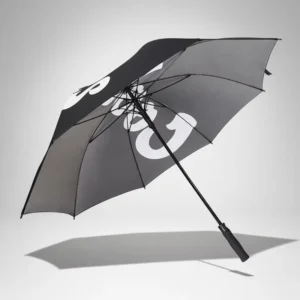 190T Pongee 131cm Diameter Reinforced 8K Fiberglass Ribs Single Windproof Auto-Open Golf Umbrella