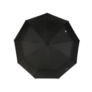 190T Pongee 3-Fold 9-Rib Cartoon Umbrella, Fully Automatic, Black Metal Frame