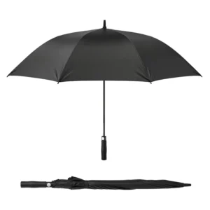 190T Pongee UV Proof Coated Semi-Automatic 8-Rib Golf Umbrella Windproof