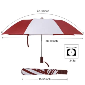 2-Fold Automatic-Open Windproof Umbrella