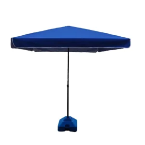 2.0 × 2.0 m Large Folding Square Beach Umbrella Rainproof Sunshade
