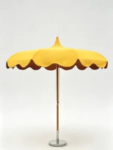 2.4M Aluminum Pagoda Umbrella for Hotel, Gym, and Park Use, Customizable Size and Color