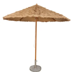 2.7 m 48 mm Pole Straw Umbrella