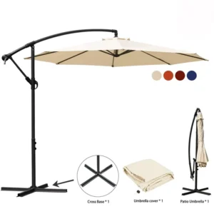 2.7M 3M Outdoor Shade Banana Umbrella for Garden