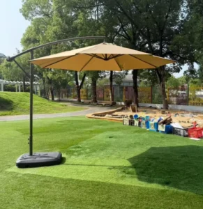 2.7M/3M Steel Garden Patio Umbrella, Waterproof, Sun Protection, Windproof