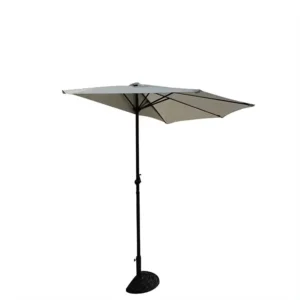 2.7M 9FT Garden Half Round Sun Umbrella