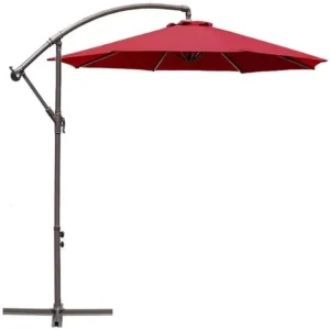 2.7m/3m UV Waterproof Patio Banana Parasol Outdoor Umbrella 9FT/10FT