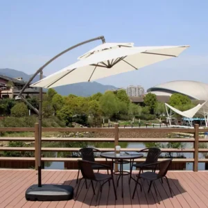 2.7m Custom 8-Rib Outdoor Garden Patio Banana Umbrella