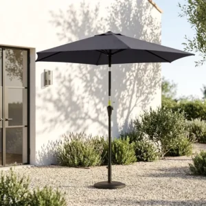 2.7m Waterproof Windproof Foldable Aluminum Outdoor Garden Patio Market Umbrella for Courtyard Hotel Dining