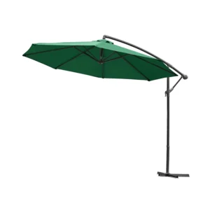 2.7m and 3m Steel Banana Patio Umbrella Round Windproof Sun Protection