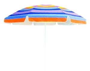 200cm Stripe UV Beach Umbrella