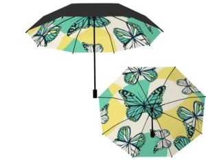 21*8 Ribs 3-Fold Manual Printed Umbrella