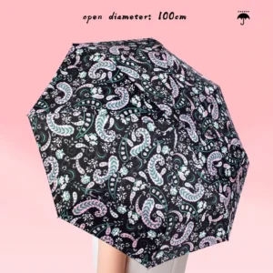 21-Inch 3-Fold Auto-Open Semi-Automatic Women’s Umbrella