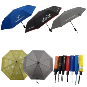 21 Inch 8-Rib 3-Fold Full Automatic Windproof Compact Travel Folding Umbrella Corporate Gift